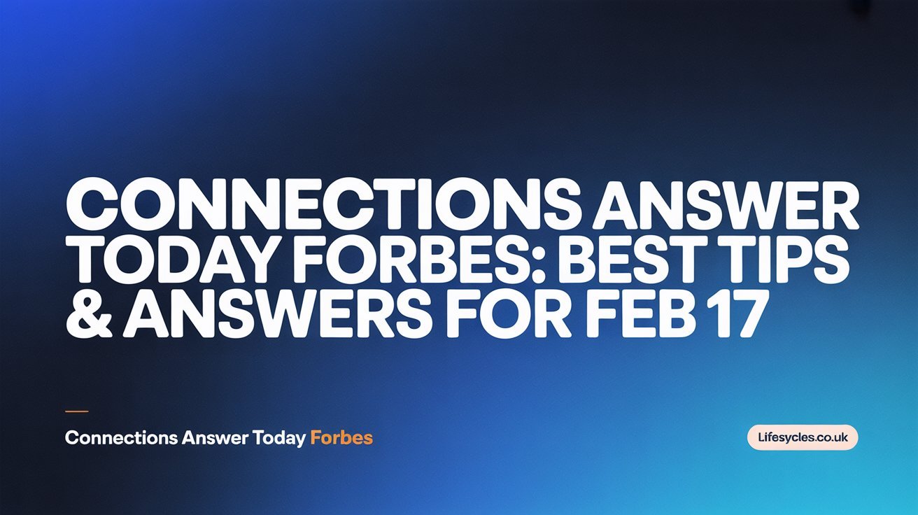 connections answer today forbes