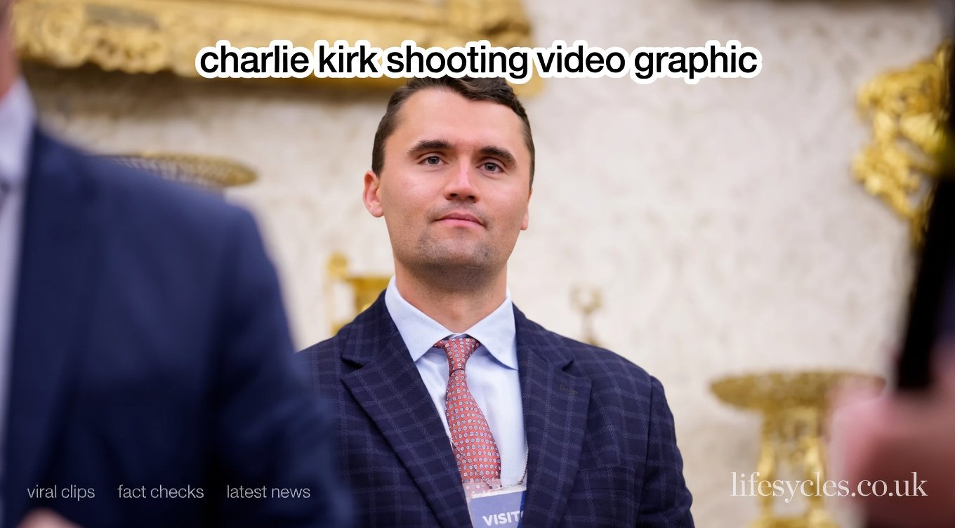 charlie kirk shooting video graphic